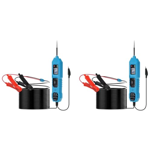 Serplex® Multifunctional Car Circuit Tester with LED 3.5-36V AC DC Power Tester with Buzzer Electrical Digital Display Short Finder for Continuity Trailer Lights Testing 2PCS Serplex® Multifunctional Car Circuit Tester with LED 3.5-36V AC DC Power Tester with Buzzer Electrical Digital Display Short Finder for Continuity Trailer Lights Testing 2PCS
